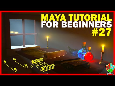 Modelling Using CURVES &amp; NURBS in Maya Pt. 2 - Loft | Maya 2020 Tutorial for Beginners